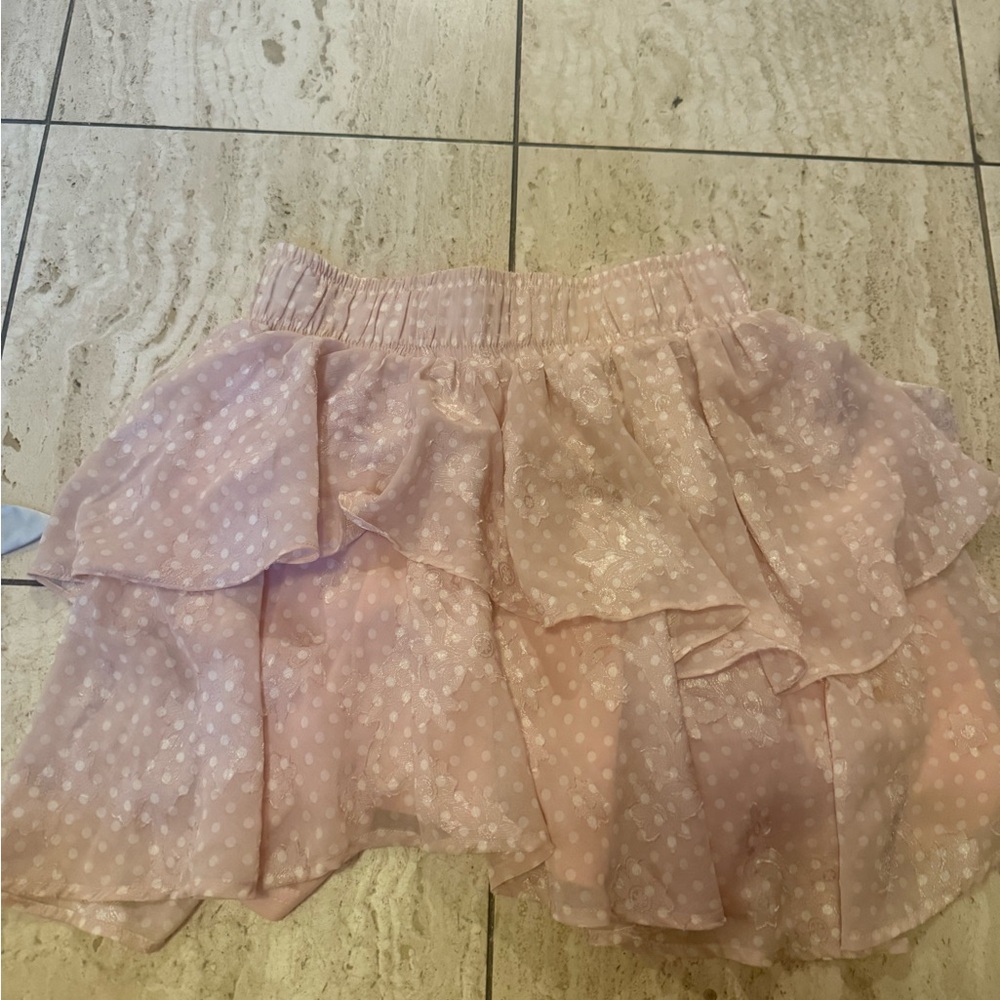 Playful Pink Layered Skirt